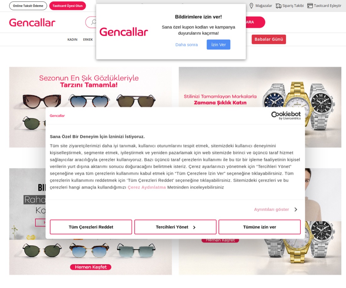 Gençallar canlı web sitesi
