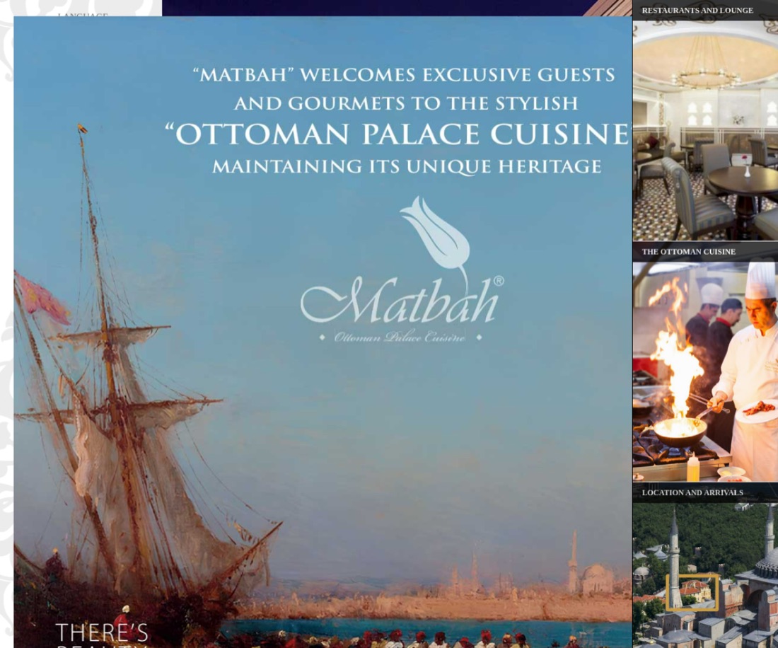 Matbah Restaurant canlı web sitesi